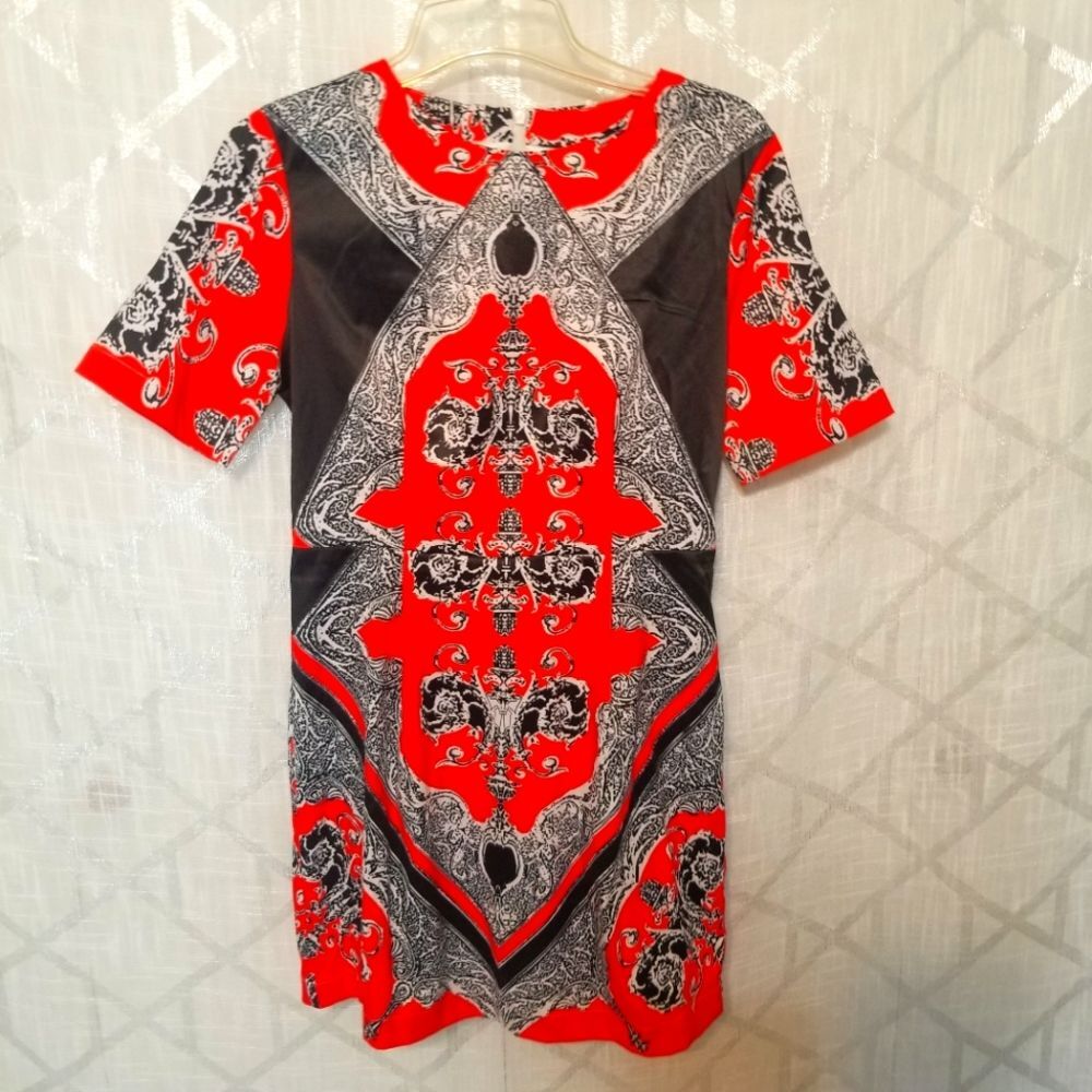 Womens Dress Geometric Inspired Print Size Large